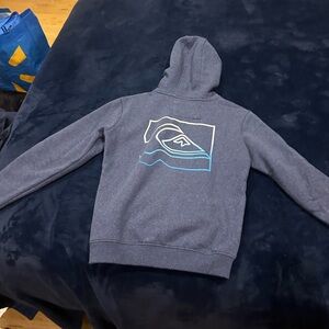 Youth boys full zip Quicksilver hoodie L/14